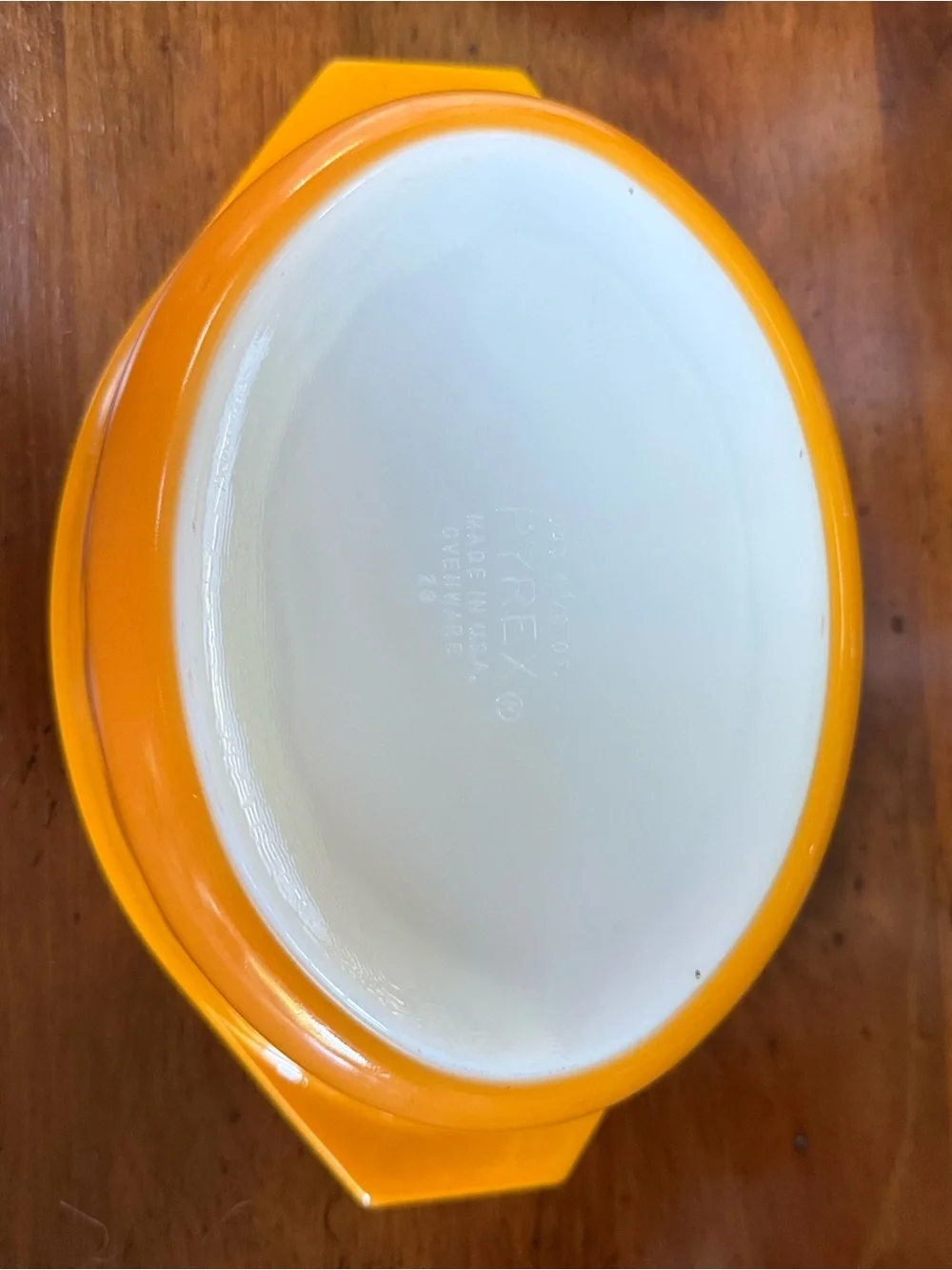 Vintage-Style Yellow Casserole Dish with Sunburst Lid